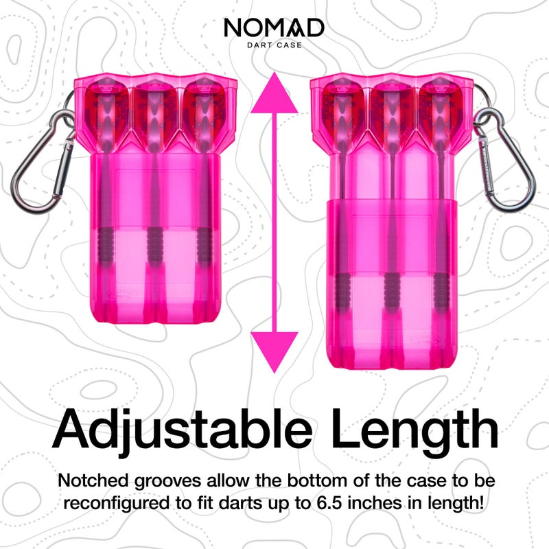 Casemaster by GLD Products Nomad Adjustable Dart Case Neon Pink - Image 4